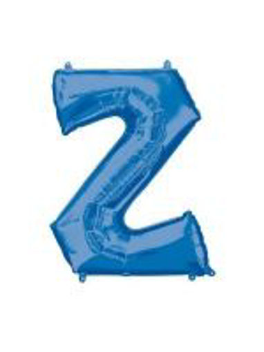 Picture of BLUE LETTER Z FOIL BALLOON